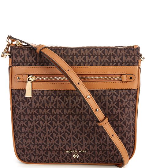 michael kors signature logo strap|michael kors large signature bag.